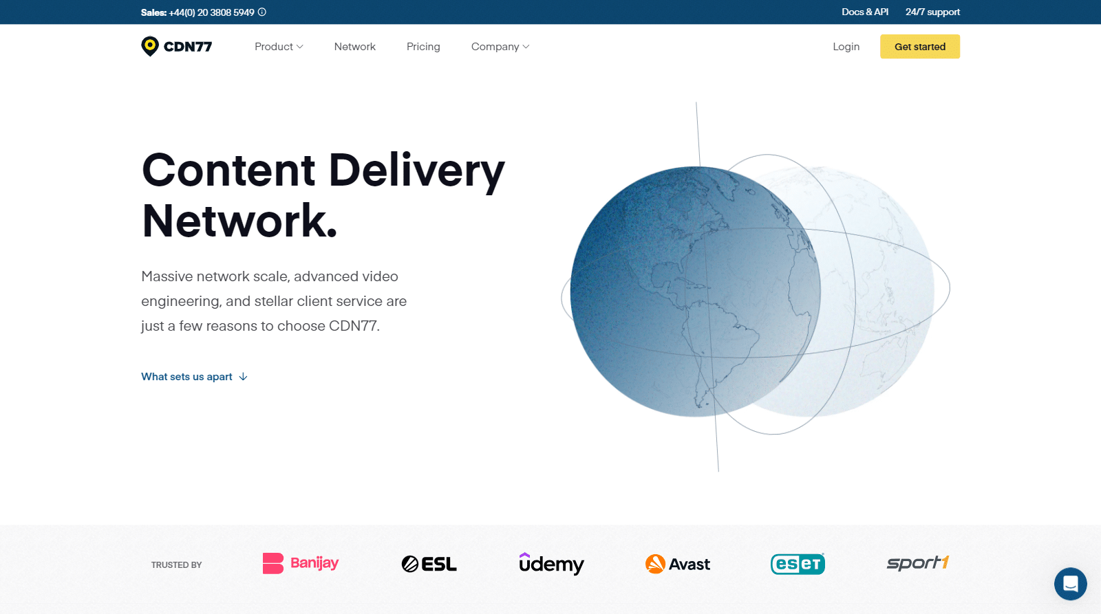 The CDN77 Homepage the cdn 77 homepage