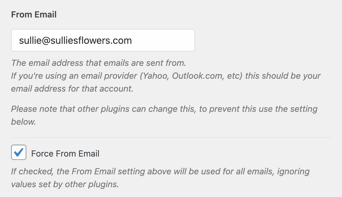 Modifier l'adresse email de l'expéditeur dans WP Mail SMTP