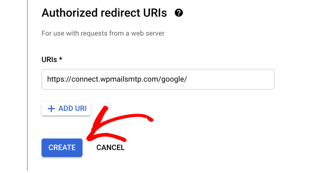 Create Authorized Redirect URL criar url de redireccionamento autorizado
