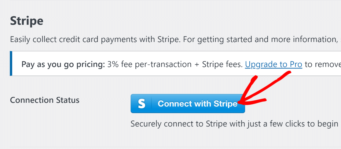 Connect With Stripe - WPForms Connect with Stripe