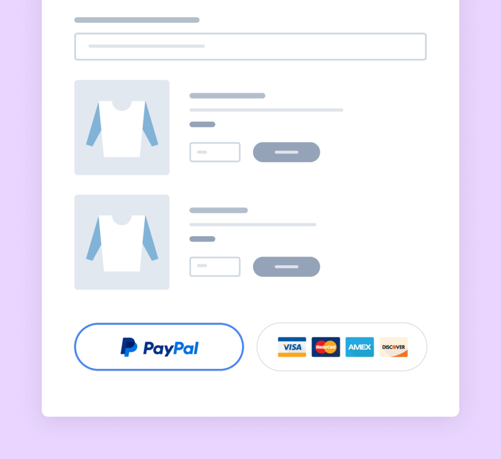Illustration of PayPal Payment Integration on an Online Store - WPForms オンライン・ストアにおけるPayPal決済の統合例