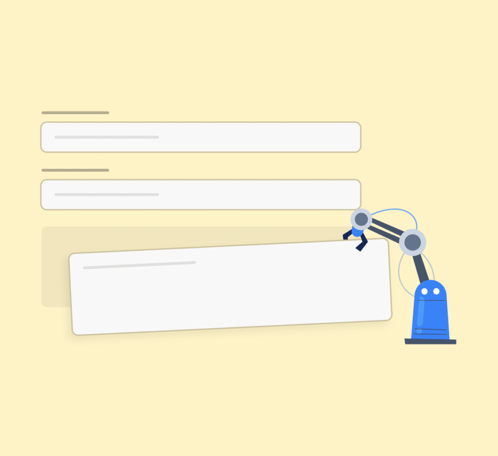 illustration-ai-reclaim-your-time - WPForms Save time with AI-generated form fields
