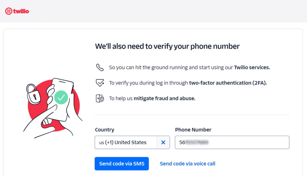 twilio-verified-phone-number - WPForms Página de inscrição do Twilio