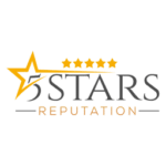 Logotipo de reputación 5 estrellas